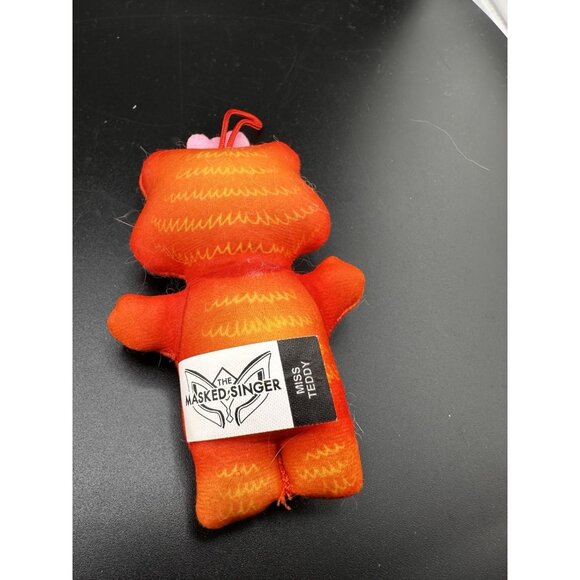 Miss Teddy The Masked Singer Plush 4.5” McDonalds Kids Meal Toy Stuffed 2023 - Picture 2 of 2